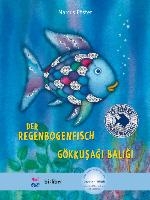 Der Regenbogenfisch. Kinderbuch Deutsch-Türkisch