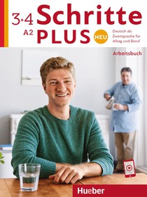 Schritte plus Neu 3+4. Arbeitsbuch mit Audios online voorzijde