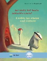 Der Dachs hat heute schlechte Laune! Kinderbuch Deutsch-Griechisch