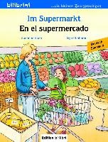 Im Supermarkt. Kinderbuch Deutsch-Spanisch voorzijde