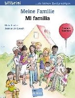 Meine Familie. Kinderbuch Deutsch-Spanisch voorzijde