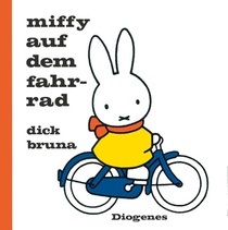 Miffy auf dem Fahrrad