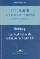 Einleitung / Wort Gottes als Kriterium der Dogmatik voorzijde