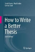 How to Write a Better Thesis voorzijde