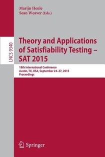 Theory and Applications of Satisfiability Testing -- SAT 2015 voorzijde