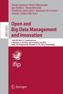 Open and Big Data Management and Innovation voorzijde