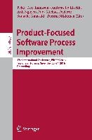 Product-Focused Software Process Improvement voorzijde