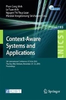 Context-Aware Systems and Applications voorzijde