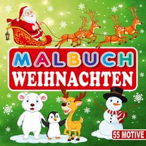 MALBUCH WEIHNACHTEN 55 MOTIVE