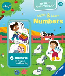 Ravensburger Play+ Infant & Toddler - My First Magnetic Book: Match and Learn Numbers