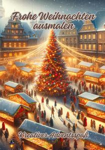 Frohe Weihnachten ausmalen