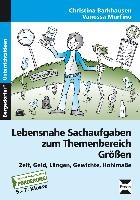 Lebensnahe Sachaufgaben zum Themenbereich Größen voorzijde