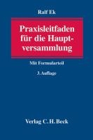 Praxisleitfaden für die Hauptversammlung