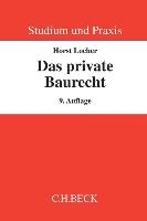 Das private Baurecht voorzijde