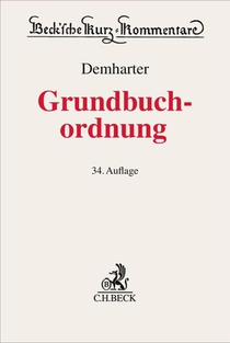 Grundbuchordnung. GBO