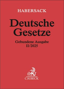 Deutsche Gesetze Gebundene Ausgabe II/2025