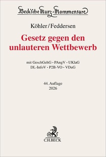 Gesetz gegen den unlauteren Wettbewerb. UWG