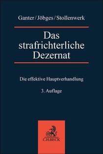 Das strafrichterliche Dezernat