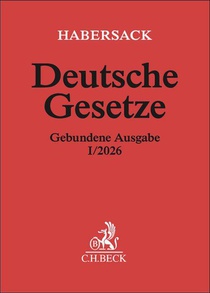 Deutsche Gesetze Gebundene Ausgabe I/2026