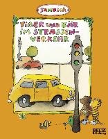 Tiger und Bär im Straßenverkehr voorzijde