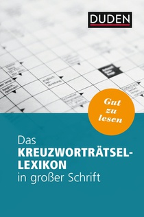 Das Kreuzworträtsel-Lexikon in großer Schrift voorzijde