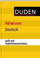 Abiwissen Deutsch - Lyrik und Gedichtinterpretation voorzijde