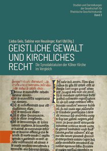Geistliche Gewalt und kirchliches Recht