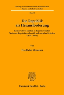 Die Republik als Herausforderung.