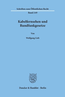Kabelfernsehen und Rundfunkgesetze