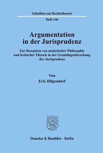 Argumentation in der Jurisprudenz.