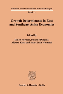 Growth Determinants in East and Southeast Asian Economies.