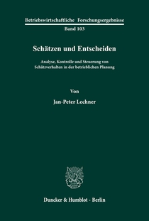 Schätzen und Entscheiden.