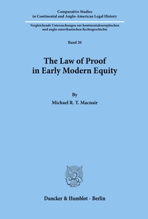 The Law of Proof in Early Modern Equity.