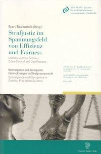 Strafjustiz im Spannungsfeld von Effizienz u. Fairness
