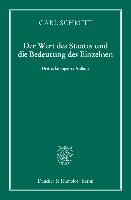 Der Wert des Staates und die Bedeutung des Einzelnen voorzijde