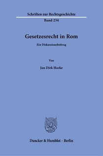 Gesetzesrecht in Rom