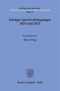 Erlanger Sportrechtstagungen 2024 und 2025