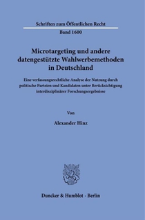 Microtargeting und andere datengestützte Wahlwerbemethoden in Deutschland