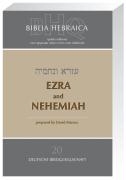 Biblia Hebraica Quinta (BHQ). Gesamtwerk zur Fortsetzung / Ezra and Nehemia voorzijde