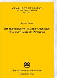 Coleman, S: Biblical Hebrew Transitivity Alternation in Cogn