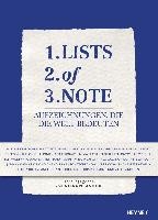 Lists of Note voorzijde