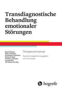 Transdiagnostische Behandlung emotionaler Störungen voorzijde