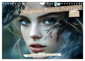 Magische Frauen Portraits (Wandkalender 2026 DIN A4 quer), CALVENDO Monatskalender