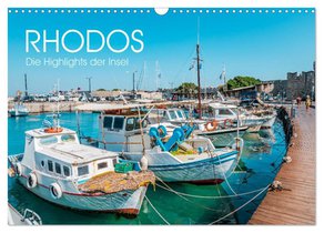 Rhodos - Die Highlights der Insel (Wandkalender 2026 DIN A3 quer), CALVENDO Monatskalender