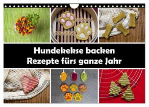 Hundekekse backen - Rezepte fürs ganze Jahr (Wandkalender 2026 DIN A4 quer), CALVENDO Monatskalender