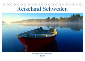 Reiseland Schweden (Tischkalender 2026 DIN A5 quer), CALVENDO Monatskalender