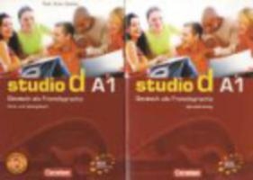 studio d - Grundstufe A1: Gesamtband. Kurs- und Übungsbuch mit Lerner-CD und Sprachtraining voorzijde