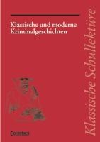 Klassische und moderne Kriminalgeschichten voorzijde