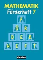 Mathematik. Neue Ausgabe für Sonderschulen. Förderheft 7. RSR