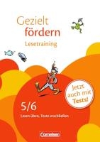 Gezielt fördern 5./6. Schuljahr. Lesetraining voorzijde